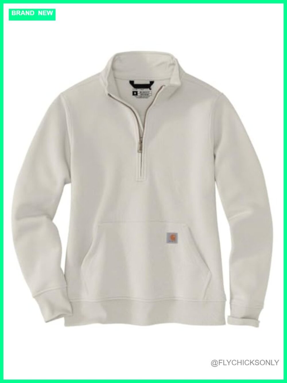 Carhartt Clarksburg Quarter-Zip Sweatshirt Mock Neck Relaxed Fit
